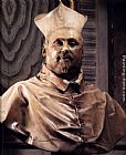Gian Lorenzo Bernini Famous Paintings - Bust of Cardinal Scipione Borghese